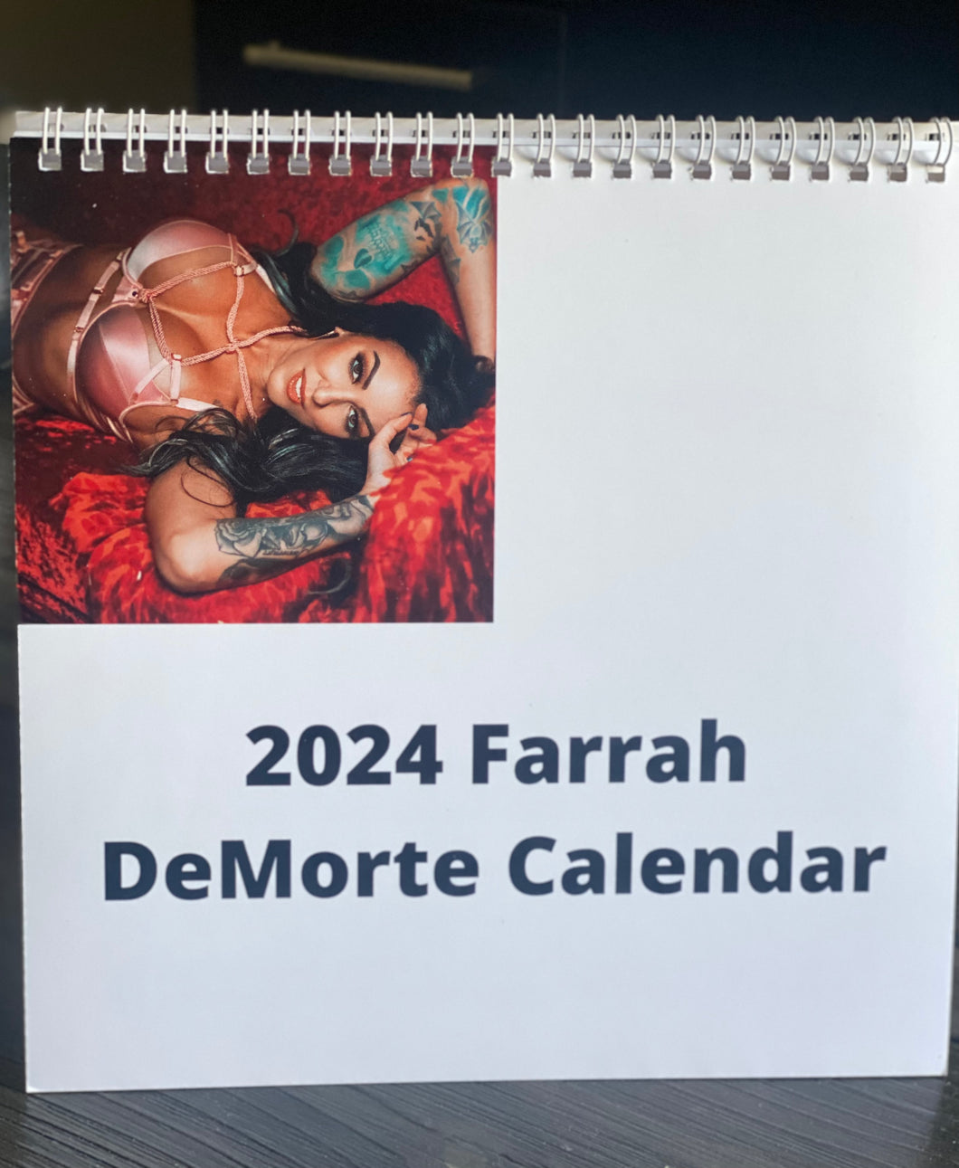 2024 8x8 Desktop Calendar